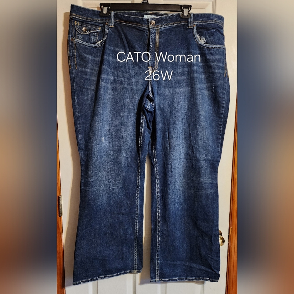CATO Women's Dark Blue Jeans - 26W